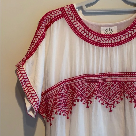 Pomegranate sundress / coverup - Picture 3 of 4